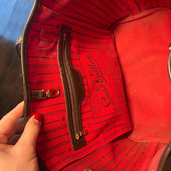 Louis Vuitton Neverfull MM Damier Ebene Tote - Picture 7 of 11